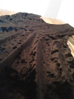 Black Crushed Velvet Skater Dress | I Think It's Ashley